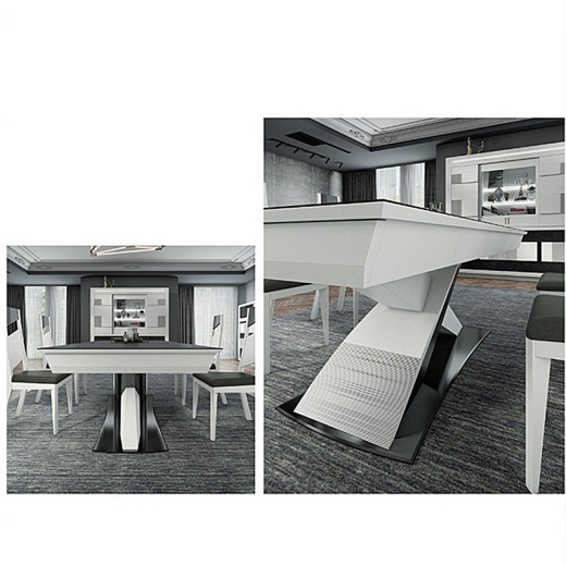 Table rectangle extensible - BERLIN détails