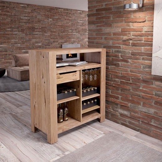 Meuble Bar 1 tiroir - FLOIRAC arrière