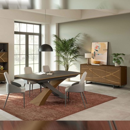 Table rectangle extensible - Santorin ambiance