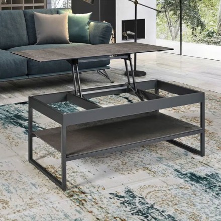 Table basse dinette ouverte céramique iron - Floride