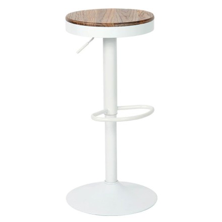 Chaise bar réglable - JUO BLANC
