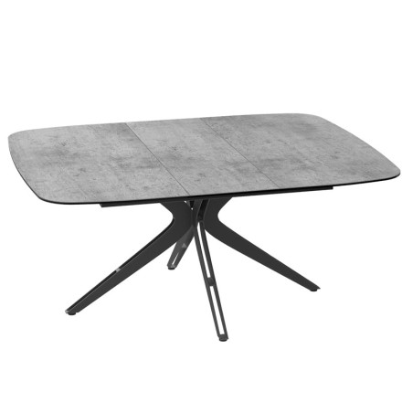 Table de repas carrée extensible - LIMA SILVER