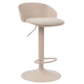 Chaise bar réglable tissu - OJA BEIGE