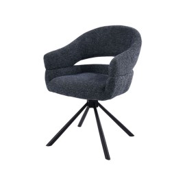 Chaise pivotante tissu - MOVY BLEU