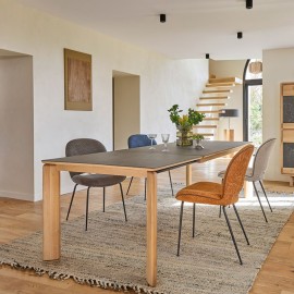 Table rectangle extensible céramique - Absolu 2