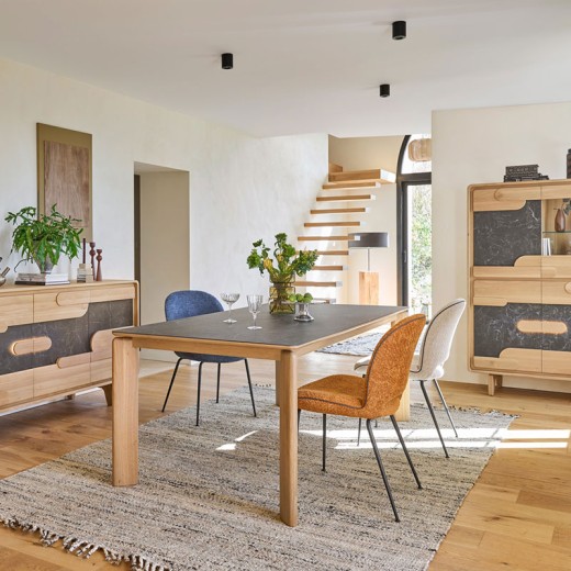 Table rectangle céramique extensible - Absolu