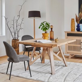 Table carrée extensible - ESCALE