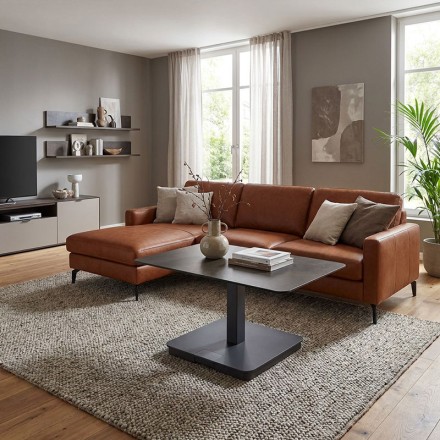 Table basse relevable céramique - SICILE IRON