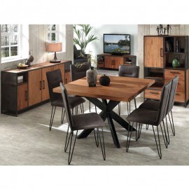 Table carrée teck Tulua 2