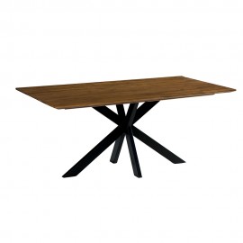 Table rectangle industrielle teck Copley 2