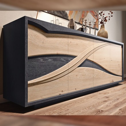 Buffet 4 portes 1 tiroir - FLORE vue1