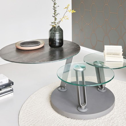 Table basse pivotante - Neptune ouverte