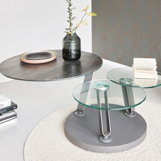 Table basse pivotante - Neptune ouverte
