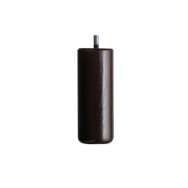 Jeu de 4 pieds cylindriques h15 - Noir